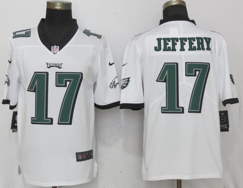 Men Philadelphia Eagles 17 Jeffery White Vapor Untouchable Limited Nike NFL Jerseys